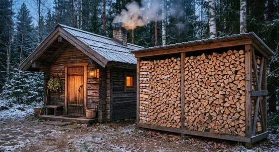 Укладка дров в Волоколамске, улица Привокзальная, 5
